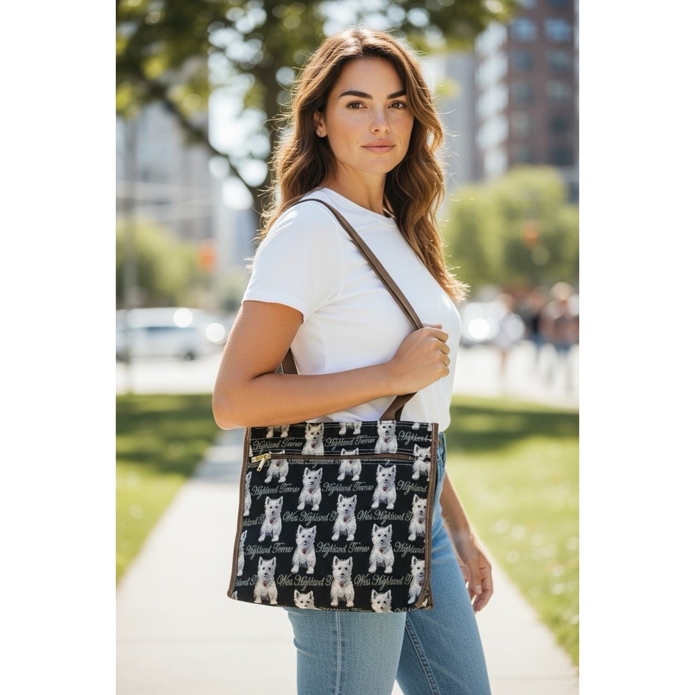 Highland Terrier Purse Tote Bag